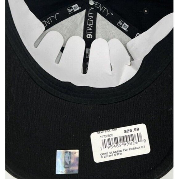 New Era Men's NBA Core Classic 9Twenty - Trailblazer Daman Lillard Hat - Picture 7 of 7
